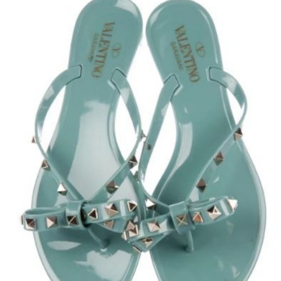 Valentino Garavani Shoes - Valentino Rockstud Jelly Sandals